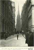 Уолл-Стрит в начале XX века