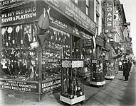 Торговая улица в Нью-Йорке, начало XX века